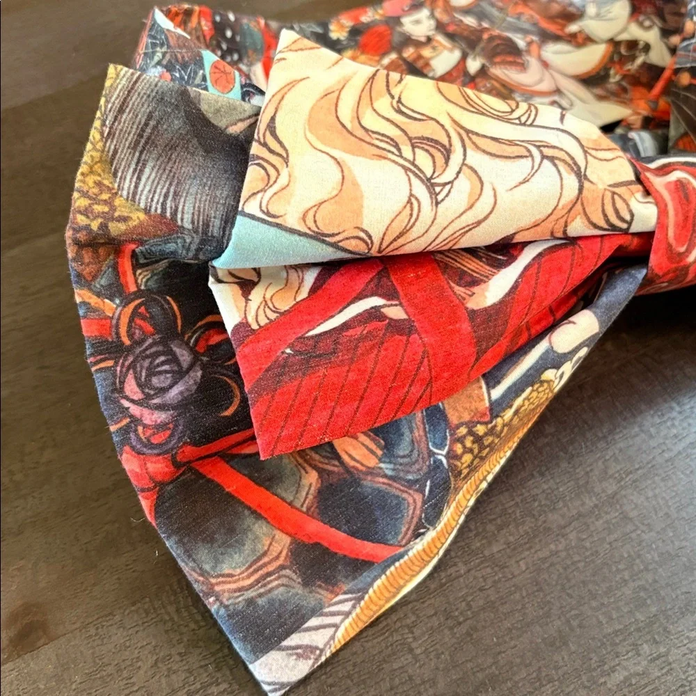 Japanese Pre-tied Sakuri Obi Belt with Velcro Fasteners